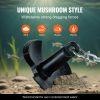 VEVOR River Anchor, 12 LBS Boat Anchor Cast Iron Black Vinyl-Coated with Shackle, Marine Grade Mushroom Anchor for Boats Up To 10 ft