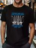 Plus Size Fishing Rod Graphic T-Shirt, 100% Cotton, Crew Neck, Short Sleeve, Regular Fit, Breathable, Moisture-Wicking